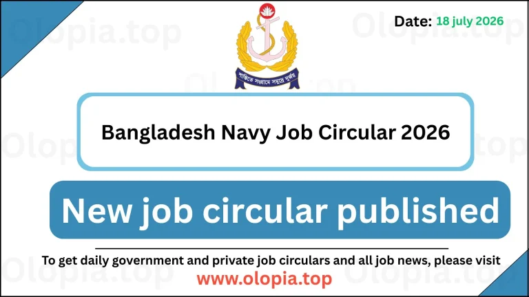 Bangladesh Navy Job Circular 2026